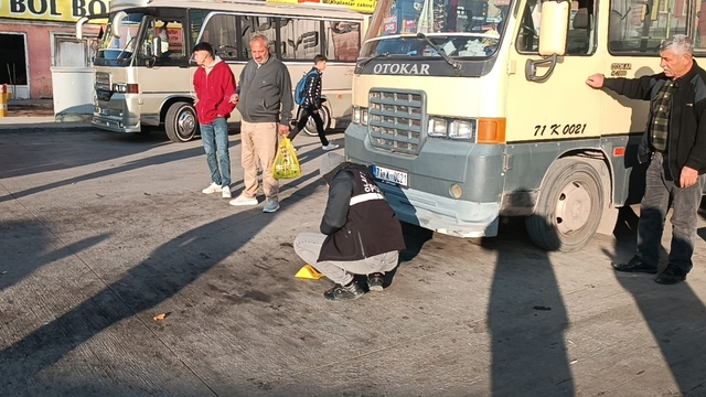 Kırıkkale'de 'yolcu taşıma' kavgası kanlı bitti: 1 yaralı