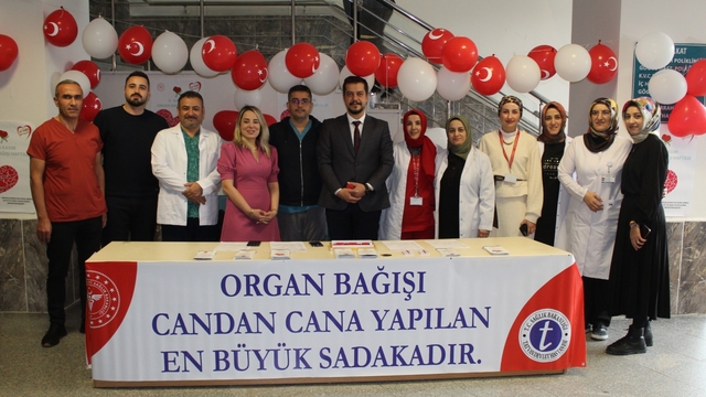 Bitlis Tatvan Devlet Hastanesi'nde Organ Bağışı Haftası etkinliği düzenlendi