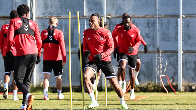 Sivasspor, Fenerbahçe maçının hazırlıklarını sürdürdü