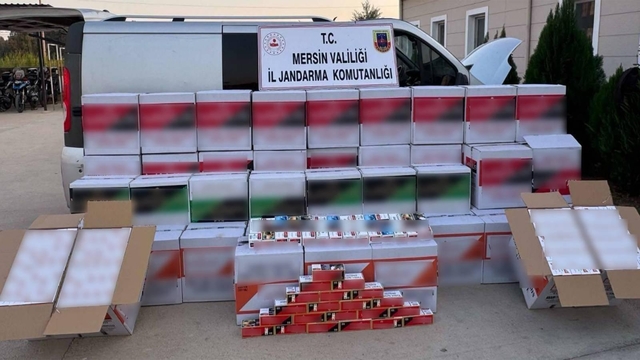 Mersin'de 620 bin makaron ele geçirildi