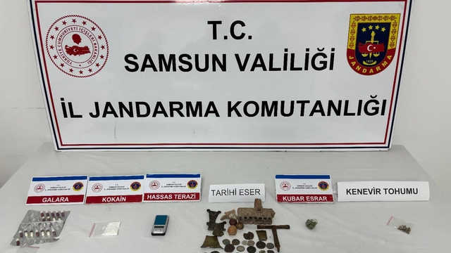 Samsun'da kaçakçılık ve uyuşturucu operasyonunda 1 zanlı yakalandı