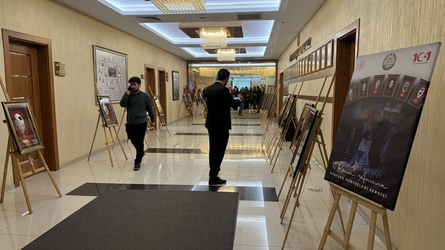 Kayseri Barosunda "10 Kasım Anısına Atatürk Portreleri Sergisi" açıldı