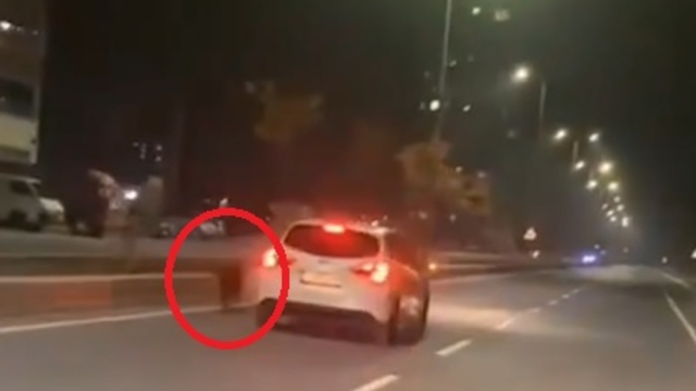 Kayseri'de otomobiline bağladığı köpeği koşturan sürücüye para cezası