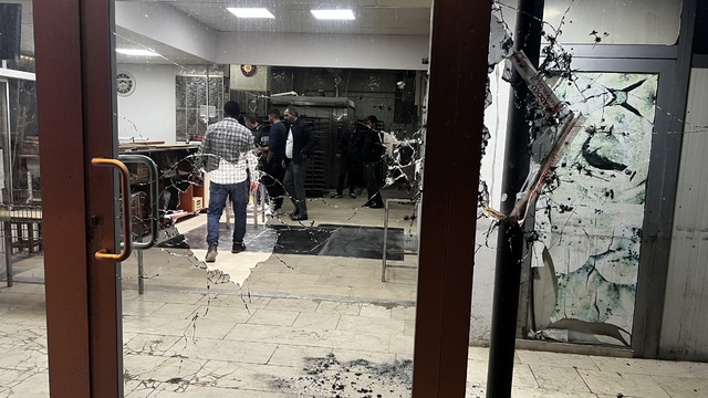 Kayseri'de fırına silahlı saldırı; o anlar kamerada