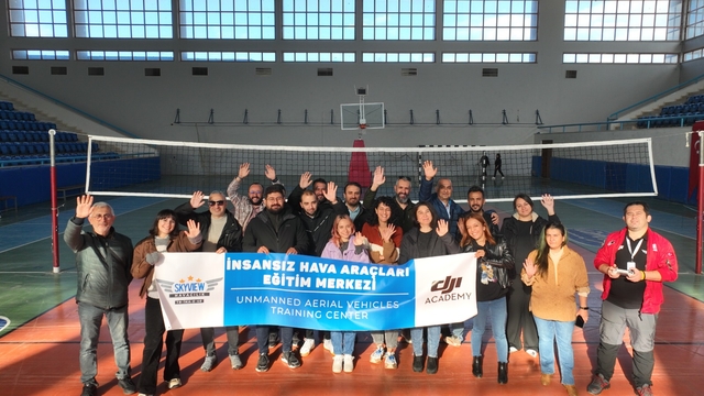 Çanakkale'de basın mensupları dron eğitimini tamamladı
