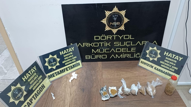 Hatay uyuşturucu operasyonunda 2 şüpheli yakalandı