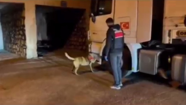 Biber yüklü TIR'da uyuşturucu ele geçirildi: 1 gözaltı