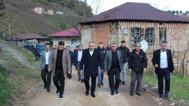 Giresun İl Özel İdaresi'nin Espiye'deki çalışmaları devam ediyor