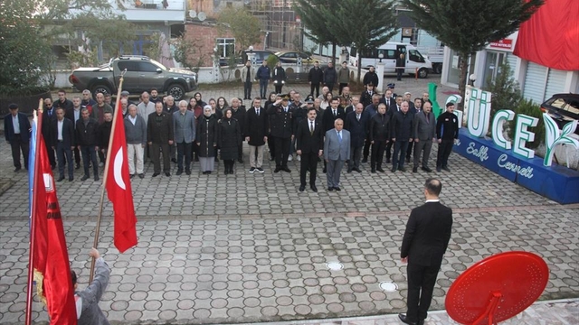 Büyük Önder Atatürk ebediyete intikalinin 86. yılında Giresun'un ilçelerinde anıldı