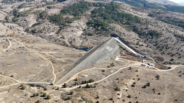 Giresun'da Çalgan Göleti inşaatı tamamlandı