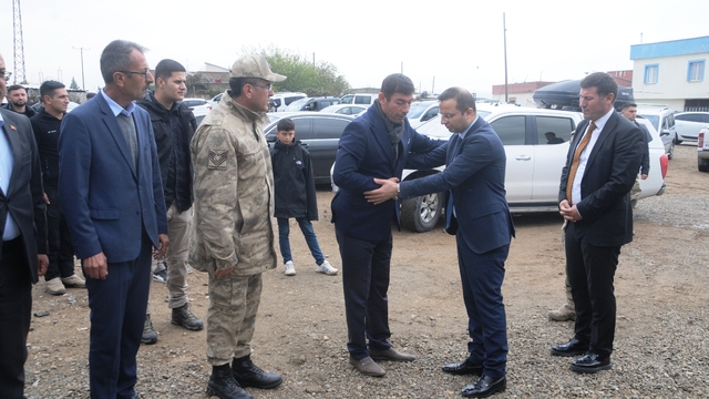Cizre Kaymakamı Baycar'dan Kocaeli'de iş kazasında ölen gencin ailesine taziye ziyareti