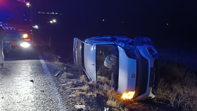 Çorum'da otomobille hafif ticari aracın çarpışması sonucu 7 kişi yaralandı