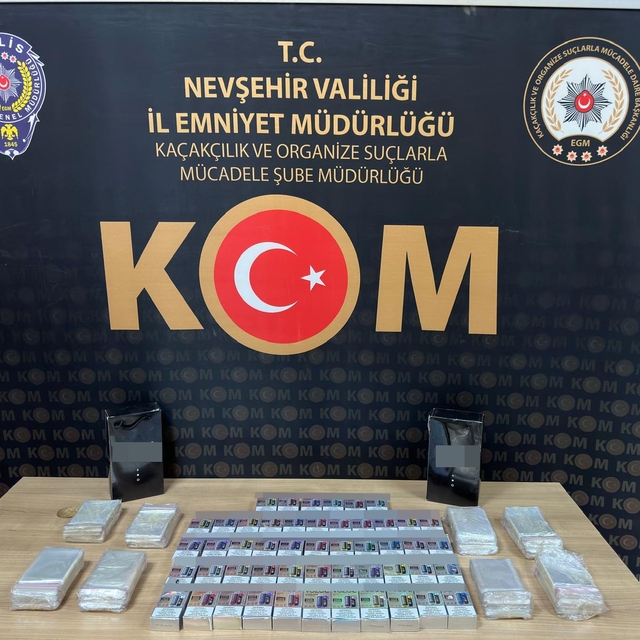 Nevşehir'de kaçakçılık operasyonlarında 5 şüpheli hakkında işlem yapıldı