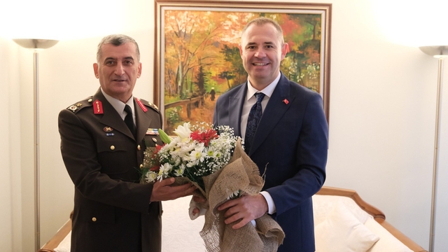 Kırklareli Belediye Başkanı Bulut, Tuğgeneral Köse'yi ziyaret etti