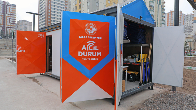 Talas Belediyesinin depreme hazırlıkları