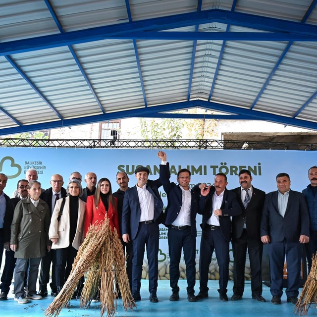 Sındırgı'da susam alım töreni yapıldı