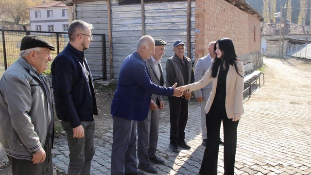 Hamamözü Kaymakamı Erdoğan, köy ziyaretlerine devam ediyor