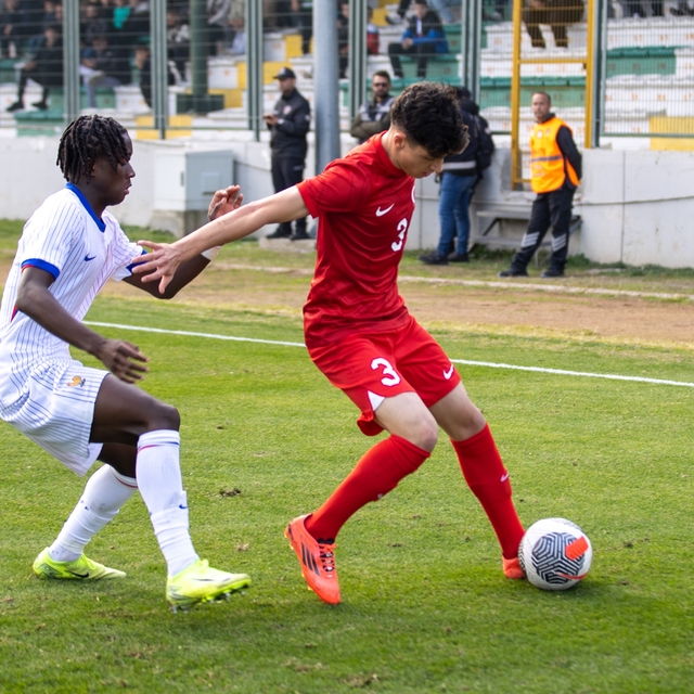 18 Yaş Altı Milli Futbol Takımı, hazırlık maçında Fransa'yı 1-0 yendi