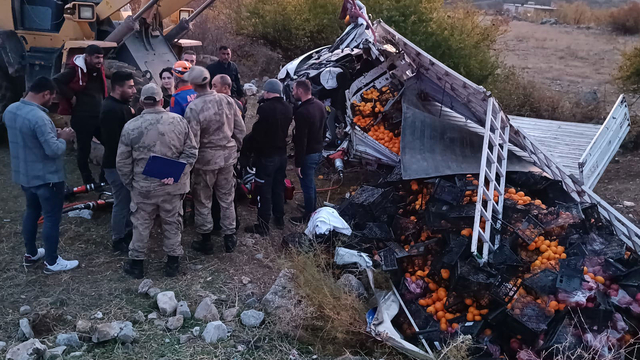 Bitlis'te kamyonetin şarampole devrilmesi sonucu baba öldü, oğlu yaralandı
