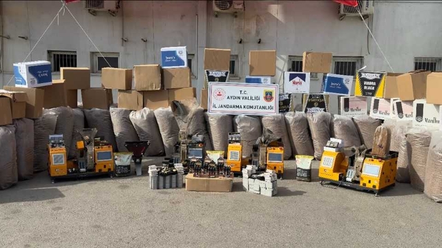 Aydın'da tütün mamulleri kaçakçılığı operasyonunda 1 kişi gözaltına alındı