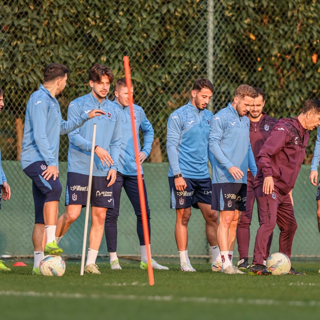 Trabzonspor, Adana Demirspor maçının hazırlıklarını sürdürdü