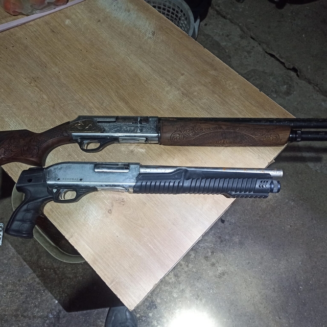 Adana'da 2 ruhsatsız tüfek ile el bombası ele geçirildi