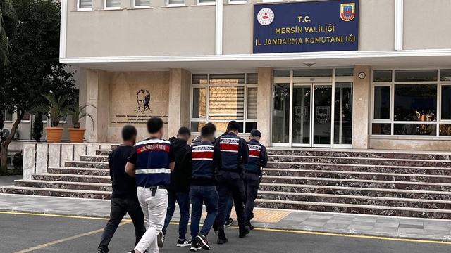 Mersin'de terör örgütü PKK/KCK operasyonunda 5 zanlı tutuklandı