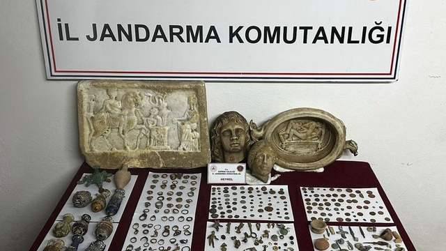 Edirne'de tarihi eser operasyonunda 2 şüpheli gözaltına alındı