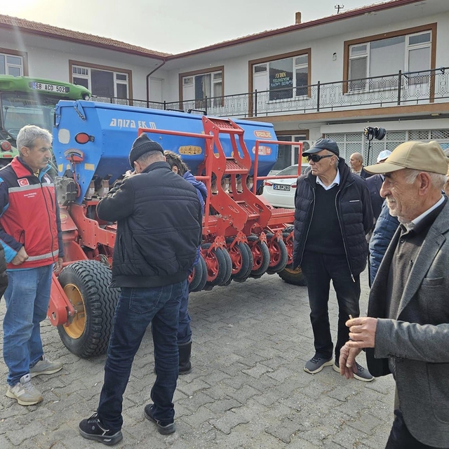 Sorgun'da çiftçilere anıza ekim eğitimi verildi