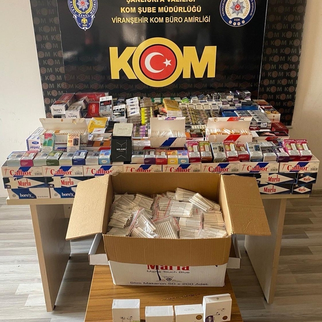 Şanlıurfa'da kaçakçılık operasyonunda 8 şüpheli yakalandı