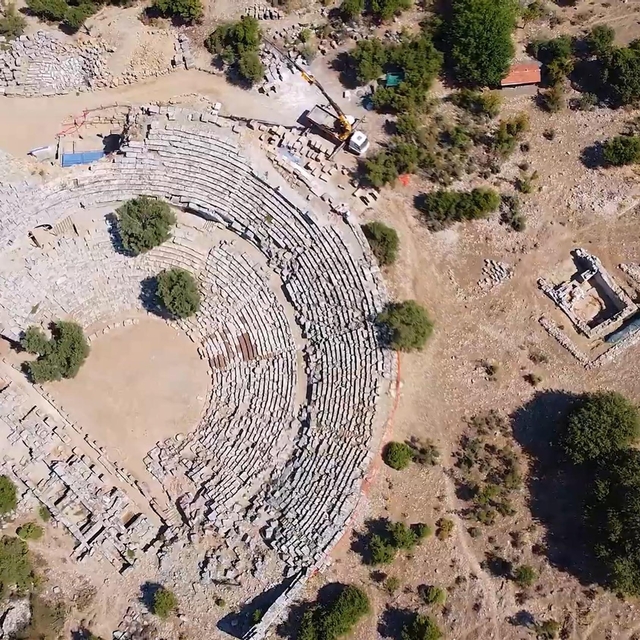3 bin yıllık liman kenti 'Kaunos'