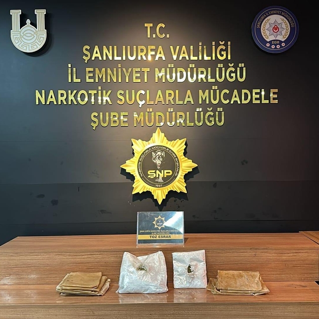Şanlıurfa'da uyuşturucu operasyonunda 4 zanlı yakalandı