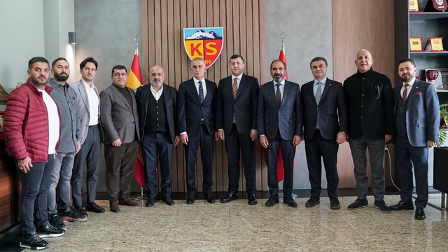 TFF Başkanı Hacıosmanoğlu, Kayserispor'u ziyaret etti