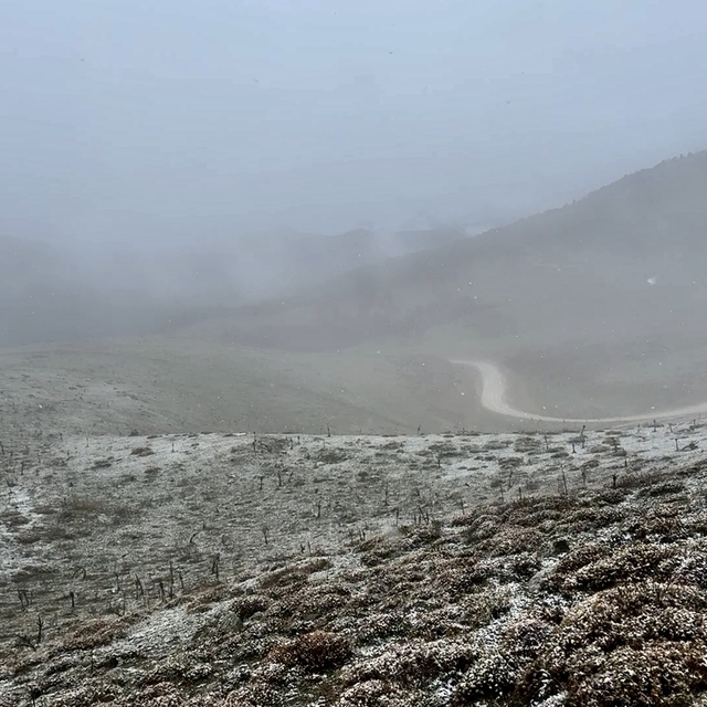 Tokat'ın yüksek kesimlerine kar yağdı