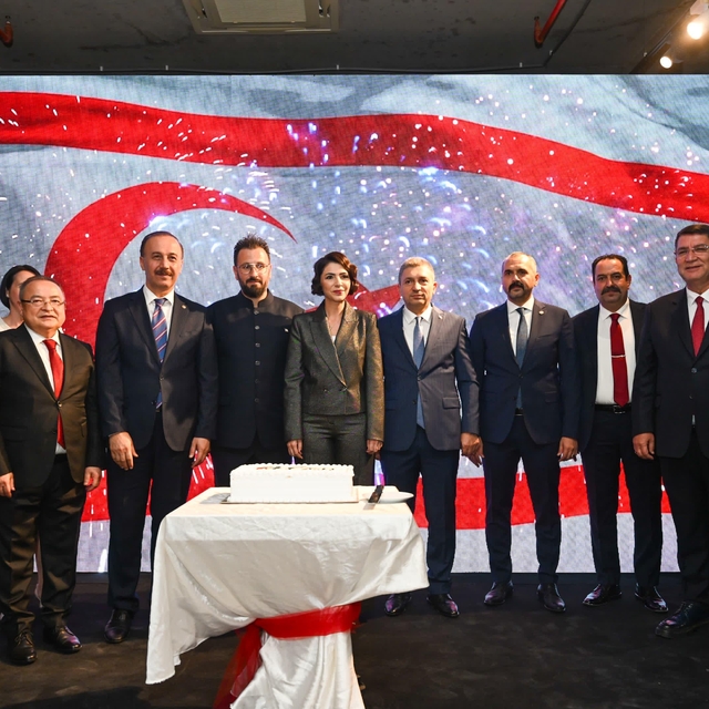 Antalya'da KKTC'nin 41. kuruluş yılı dolayısıyla resepsiyon düzenlendi