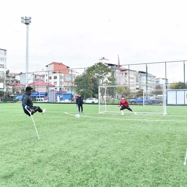 Trabzon Büyükşehir Belediyesi Ampute Futbol Takımı çalışmalarını sürdürüyor