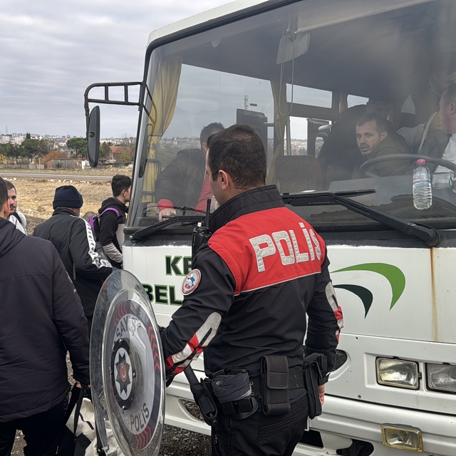 Edirne'de amatör maçta çıkan kavgaya polis müdahale etti