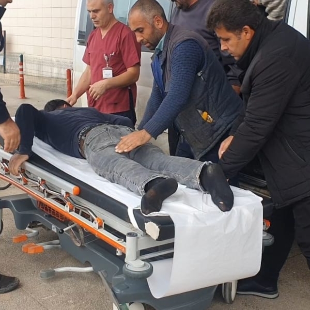 Vincin kdpan çelik halatı işçilerin üzerine düştü; 2 yaralı