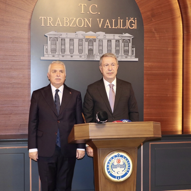 TBMM Milli Savunma Komisyonu Başkanı Akar, Trabzon'da konuştu: