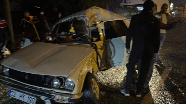 Malatya'daki trafik kazasında 2 kişi yaralandı