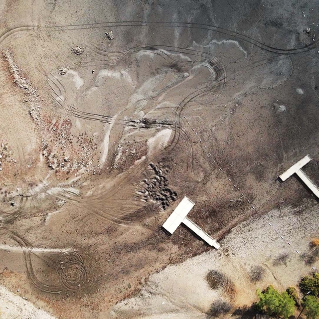 Ula Göleti'nin su seviyesi yağış azlığı nedeniyle düştü