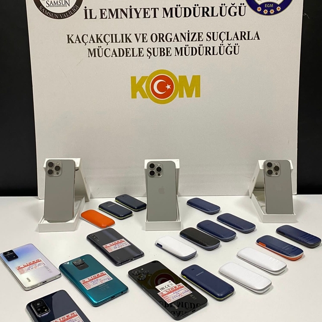 Samsun'da kaçakçılık operasyonunda 2 zanlı yakalandı