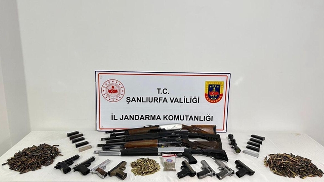 Şanlıurfa'da silah kaçakçılığı operasyonunda 5 şüpheli yakalandı