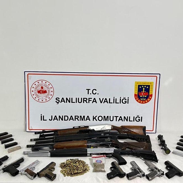 Şanlıurfa'da silah kaçakçılığı operasyonunda 5 şüpheli yakalandı