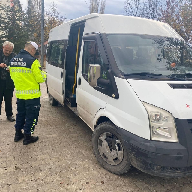 Yozgat'ta okul servisleri denetlendi