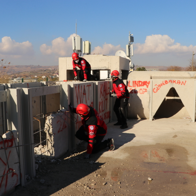 Tekirdağ'da Türkiye Afet Müdahale Planı kapsamında tatbikat yapıldı