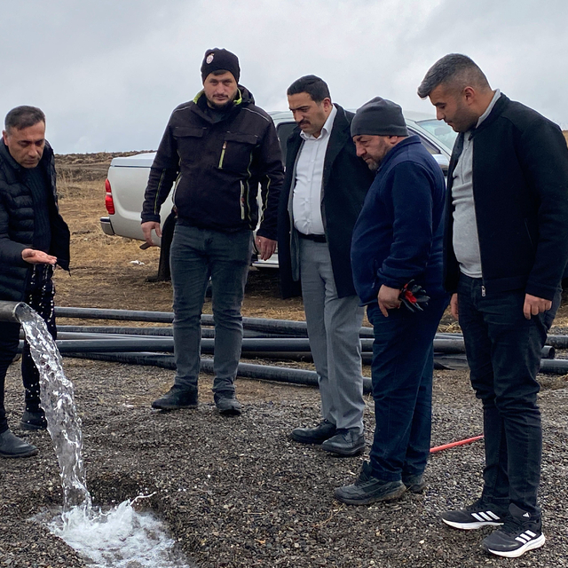 Sarıkamış Belediyesinin sondaj çalışmaları