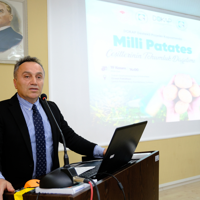 TOGÜ'de geliştirilen milli patates çeşitlerinin tohumlukları dağıtıldı