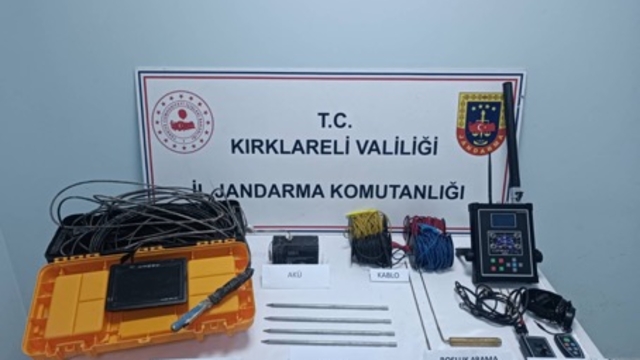 Kırklareli'nde uyuşturucu ve kaçak kazı operasyonunda 8 şüpheli yakalandı