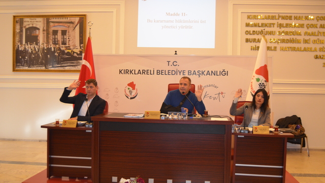 Kırklareli Belediyesi 2025 yılı tahmini bütçesi belirlendi
